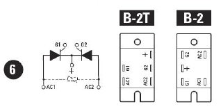 B661-2, Однофазный тиристорный модуль